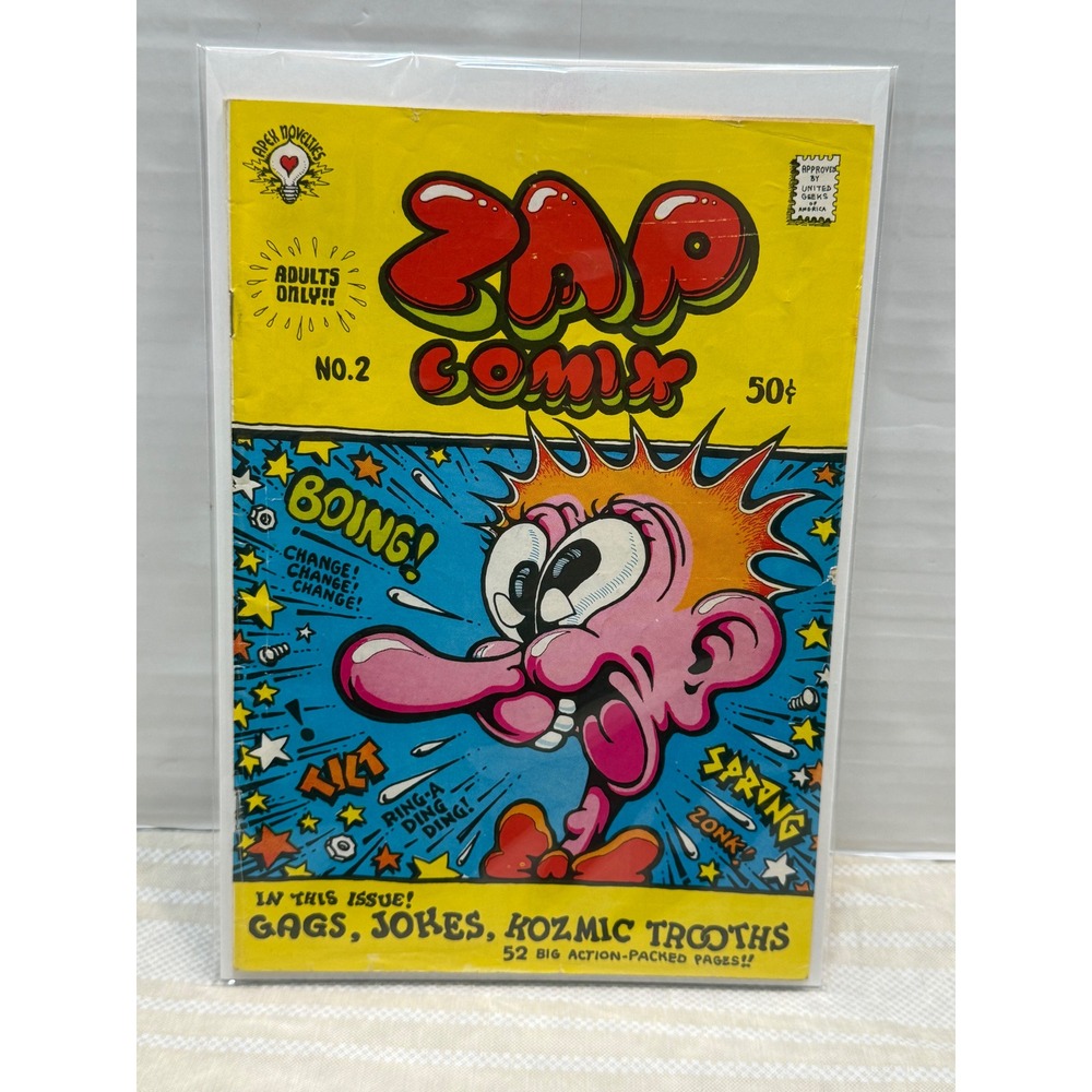 Zap Comix No. 2 Robert Crumb Apex Novelties Underground Comic Adults Only